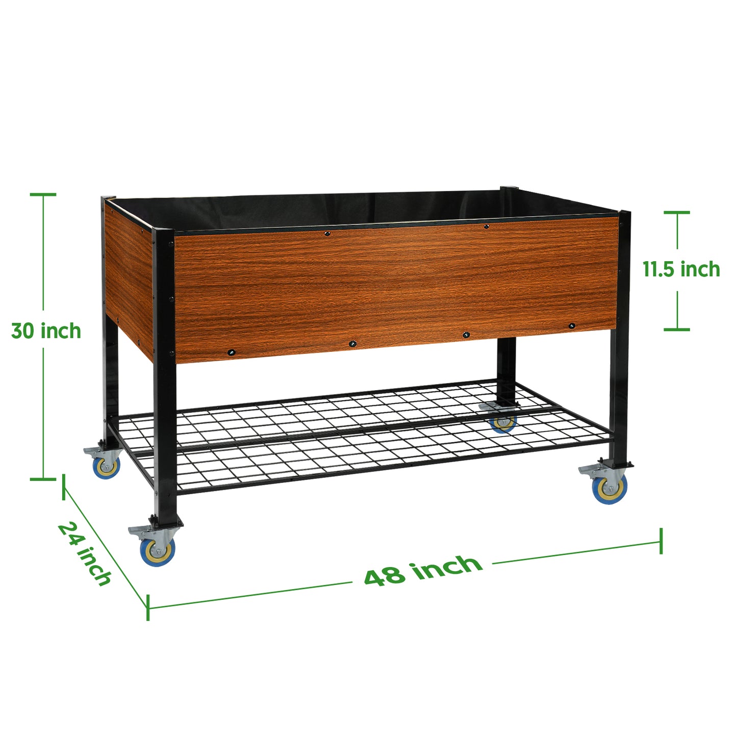 48x24x30 in Elevated Raised Bed