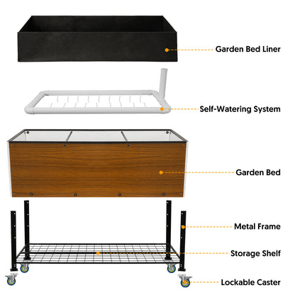 48x24x30 in Elevated Raised Bed
