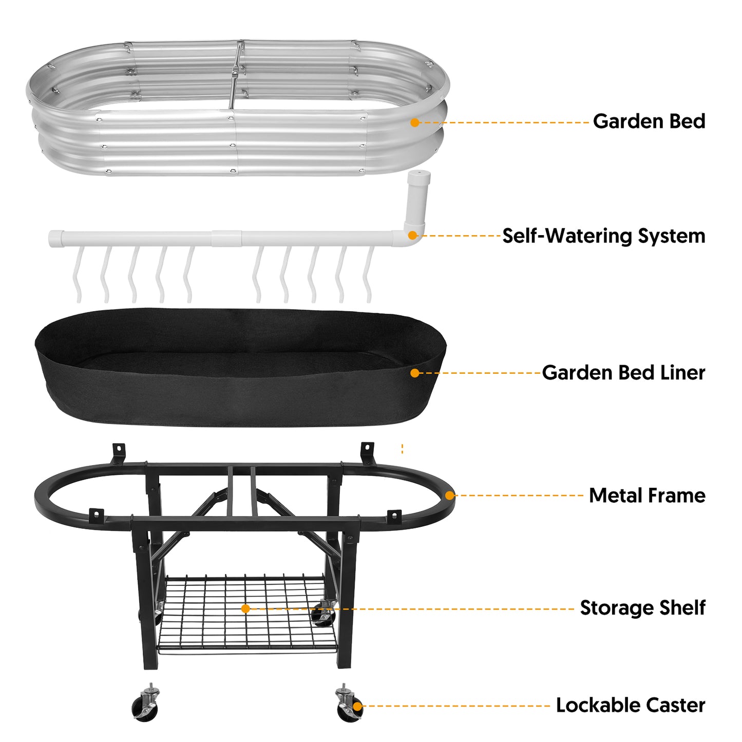 Metal Raised Garden Bed